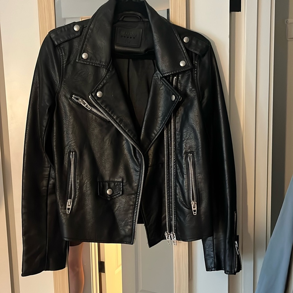 Blank NYC biker double zip jacket